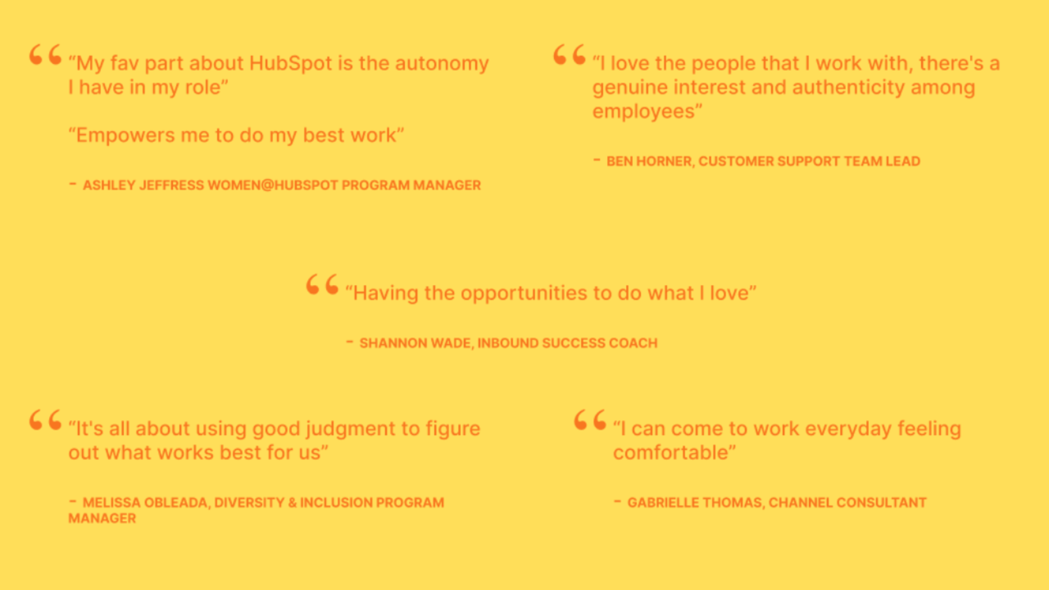 HubSpotters talking about the company culture