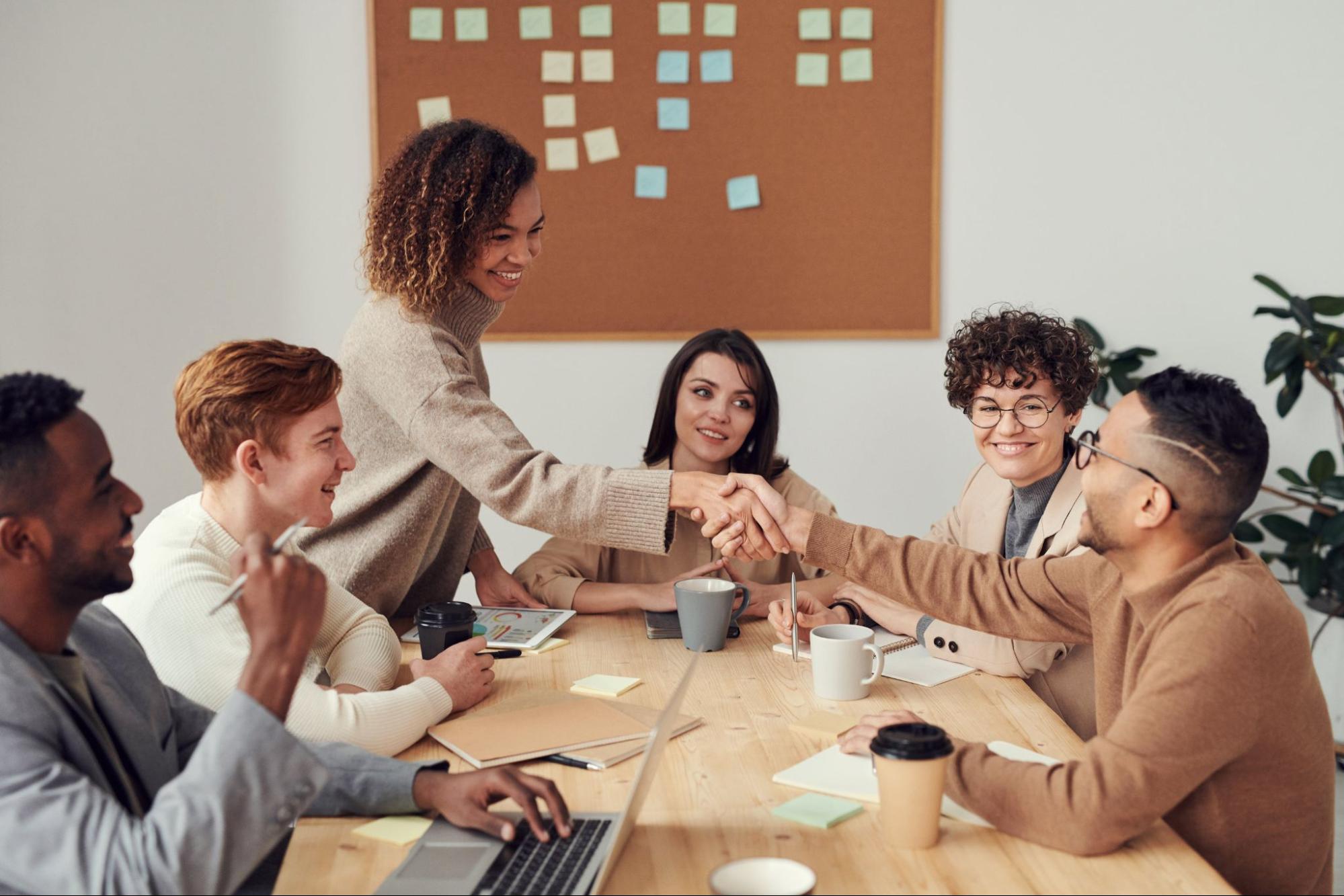 workforce at a meeting